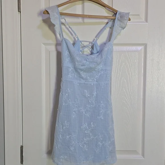 Princess Polly | Dresses | Princess Polly Landon Blue Mini Dress Size 4 |  Poshmark